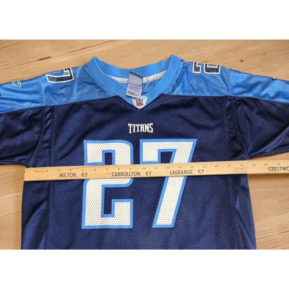 Eddie George #27 Tennessee Titans NFL Football Jersey Size Youth Large (14-16)